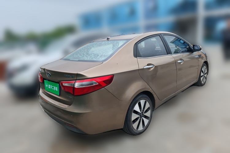 Used Kia K2 2012 Sedan 1.6L Automatic Transmission Premium Commemorative Edition Rear Right 45 Deg