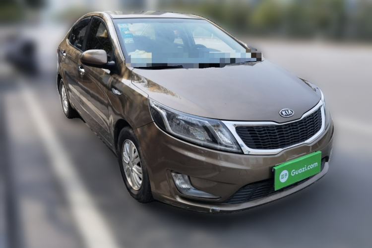 Used Kia K2 2012 Sedan 1.4L MT GLS Commemorative Edition Front Right 45 Deg