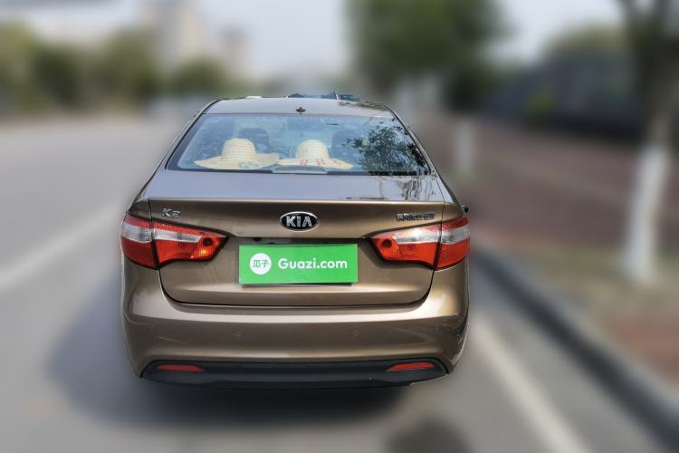 Used Kia K2 2012 Sedan 1.4L MT GLS Commemorative Edition Rear