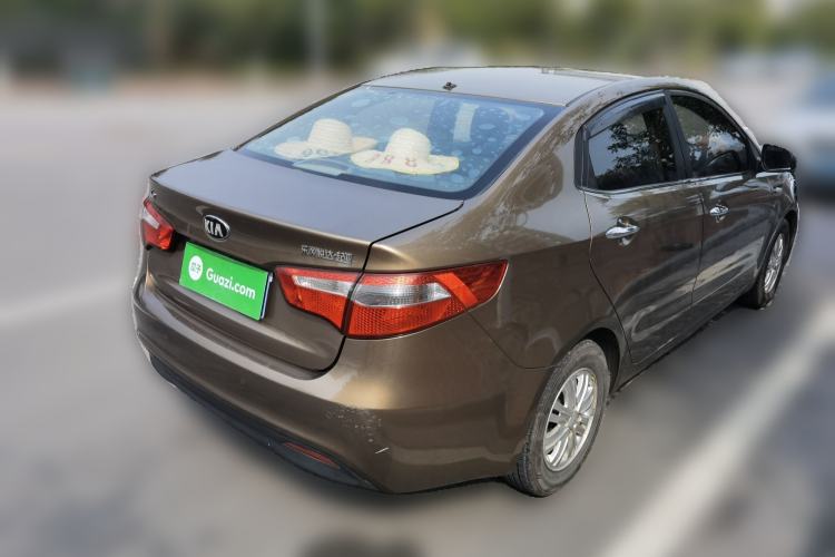 Used Kia K2 2012 Sedan 1.4L MT GLS Commemorative Edition Rear Right 45 Deg