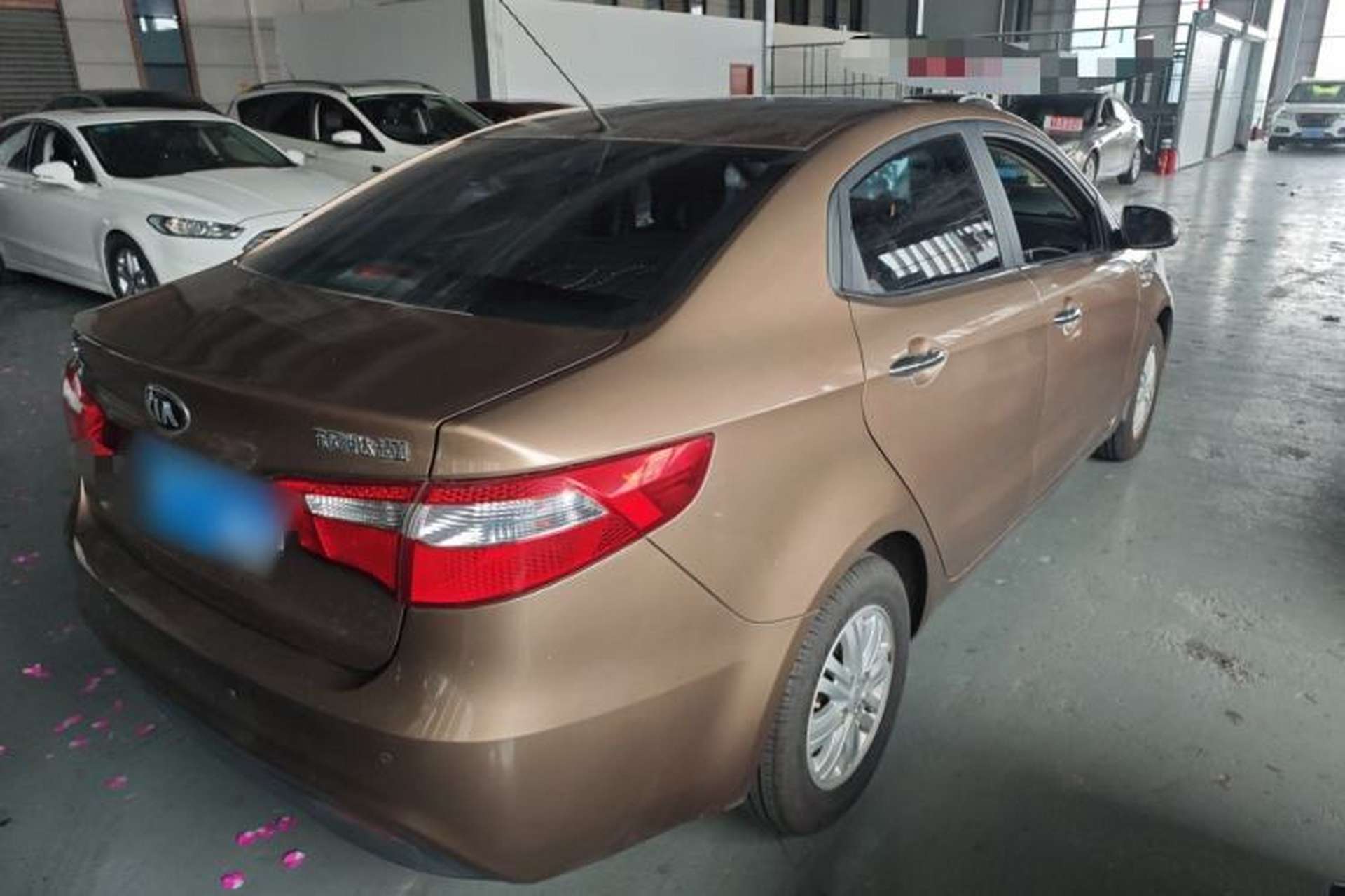 Used Kia K2 2012 Sedan 1.4L MT GLS Commemorative Edition Rear Right 45 Deg