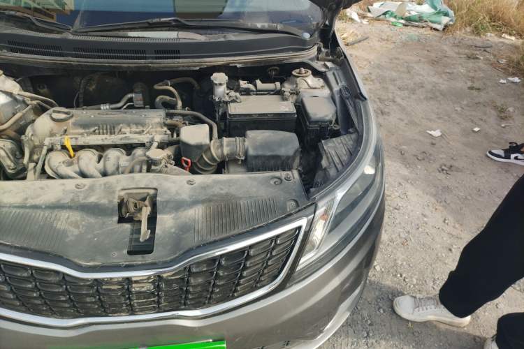Used Kia K2 2012 Sedan 1.6L Automatic Transmission Premium Commemorative Edition Engine Bay Left