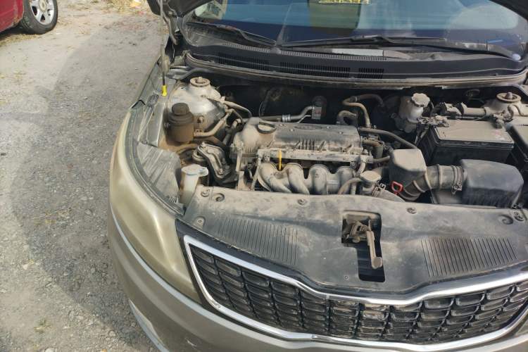 Used Kia K2 2012 Sedan 1.6L Automatic Transmission Premium Commemorative Edition Engine Bay Right
