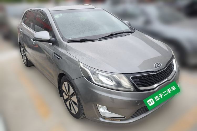 Used Kia K2 2012 Hatchback 1.6L AT Premium Front Right 45 Deg