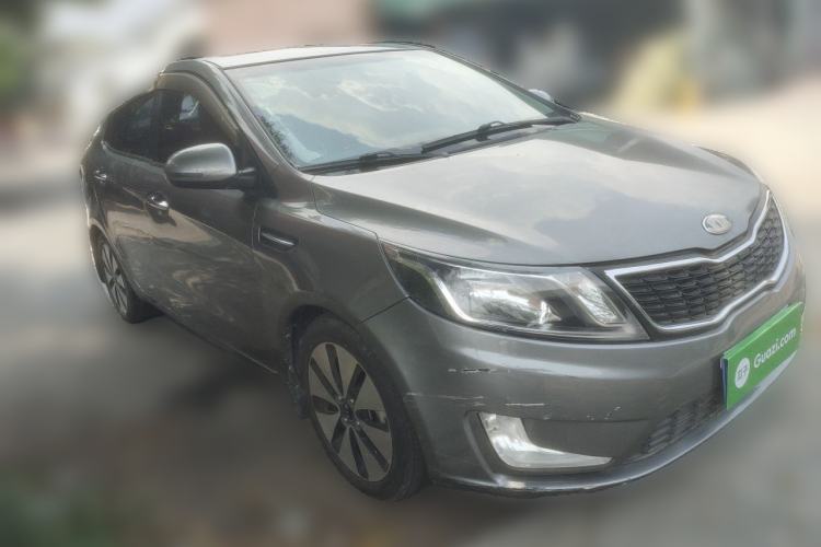 Used Kia K2 2012 Sedan 1.6L AT Premium ECO Front Right 45 Deg