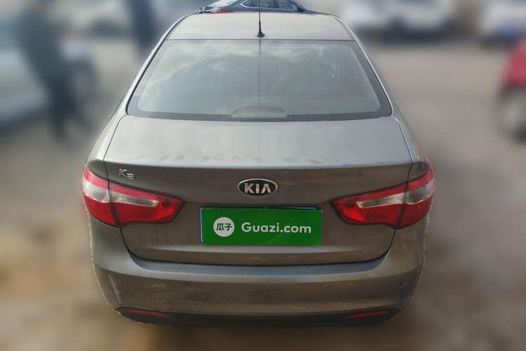 Used Kia K2 2012 Sedan 1.6L Automatic Transmission Premium Commemorative Edition Rear