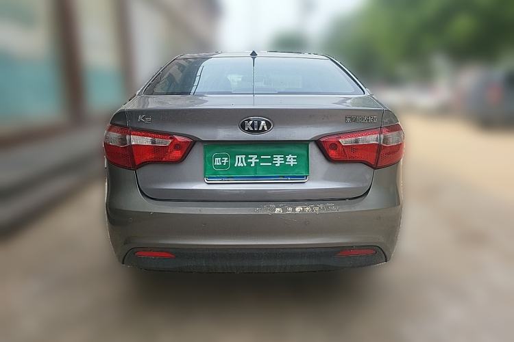 Used Kia K2 2012 Sedan 1.4L MT GL Commemorative Edition Rear