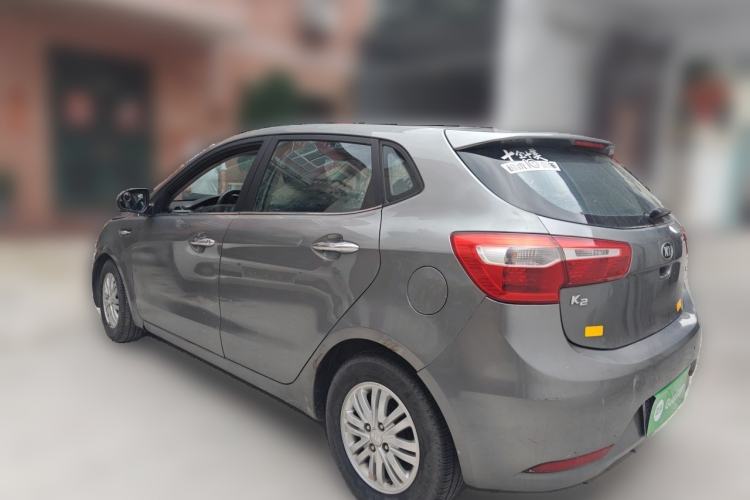Used Kia K2 2012 Hatchback 1.4L Automatic Cool Edition Rear Left 45 Deg