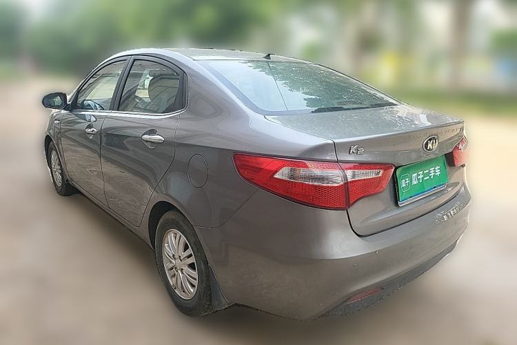 Used Kia K2 2012 Sedan 1.4L MT GL Commemorative Edition Rear Left 45 Deg