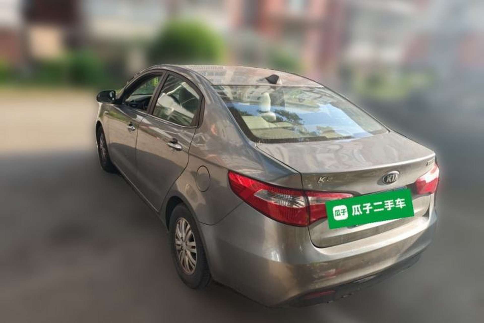 Used Kia K2 2012 Sedan 1.4L MT GLS Commemorative Edition Rear Left 45 Deg