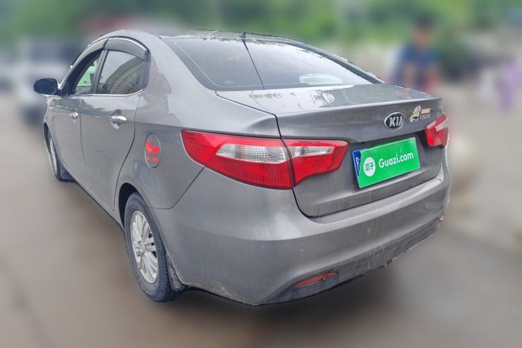 Used Kia K2 2012 Sedan 1.4L Automatic GLS Commemorative Edition Rear Left 45 Deg