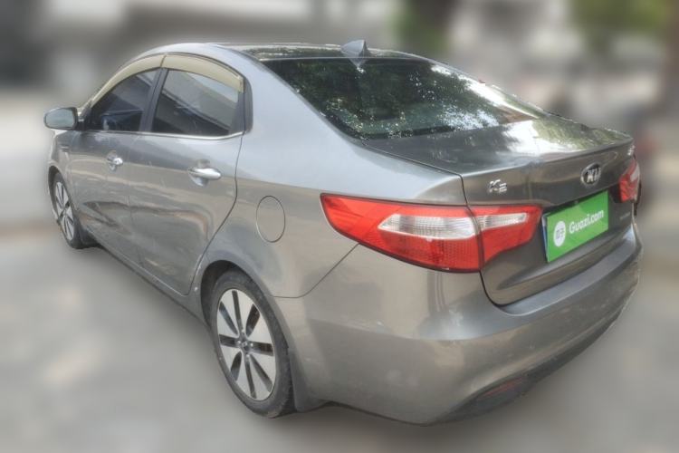 Used Kia K2 2012 Sedan 1.6L AT Premium ECO Rear Left 45 Deg