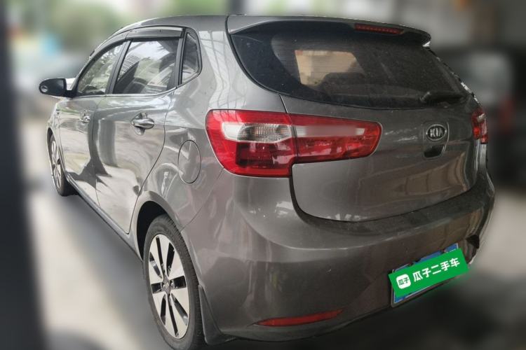Used Kia K2 2012 Hatchback 1.6L AT Premium Rear Left 45 Deg