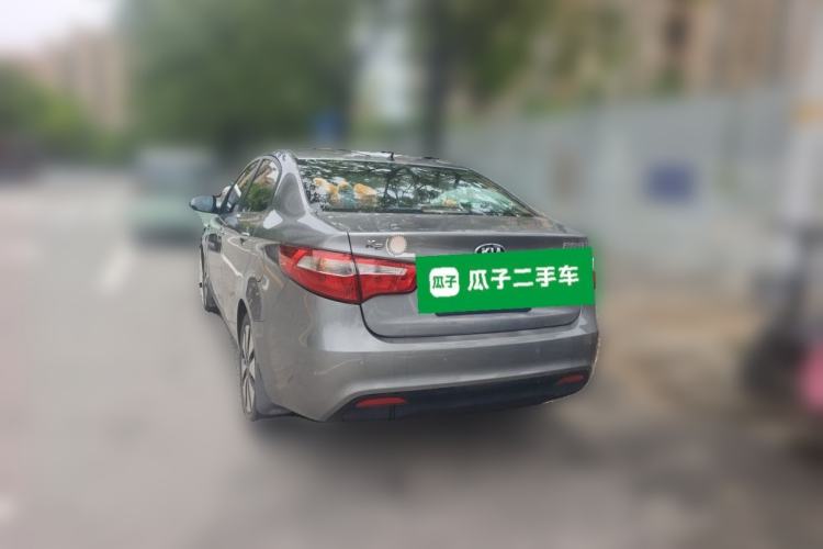 Used Kia K2 2012 Sedan 1.6L Automatic Transmission Premium Commemorative Edition Rear Left 45 Deg