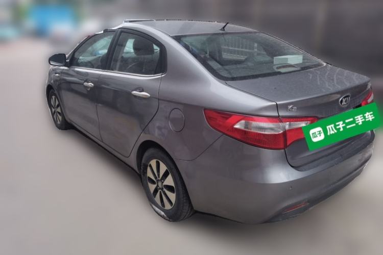 Used Kia K2 2012 Sedan 1.4L MT GLS Commemorative Edition Rear Left 45 Deg