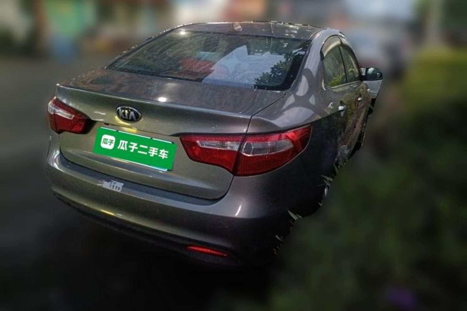 Used Kia K2 2012 Sedan 1.4L MT GLS Commemorative Edition Rear Right 45 Deg