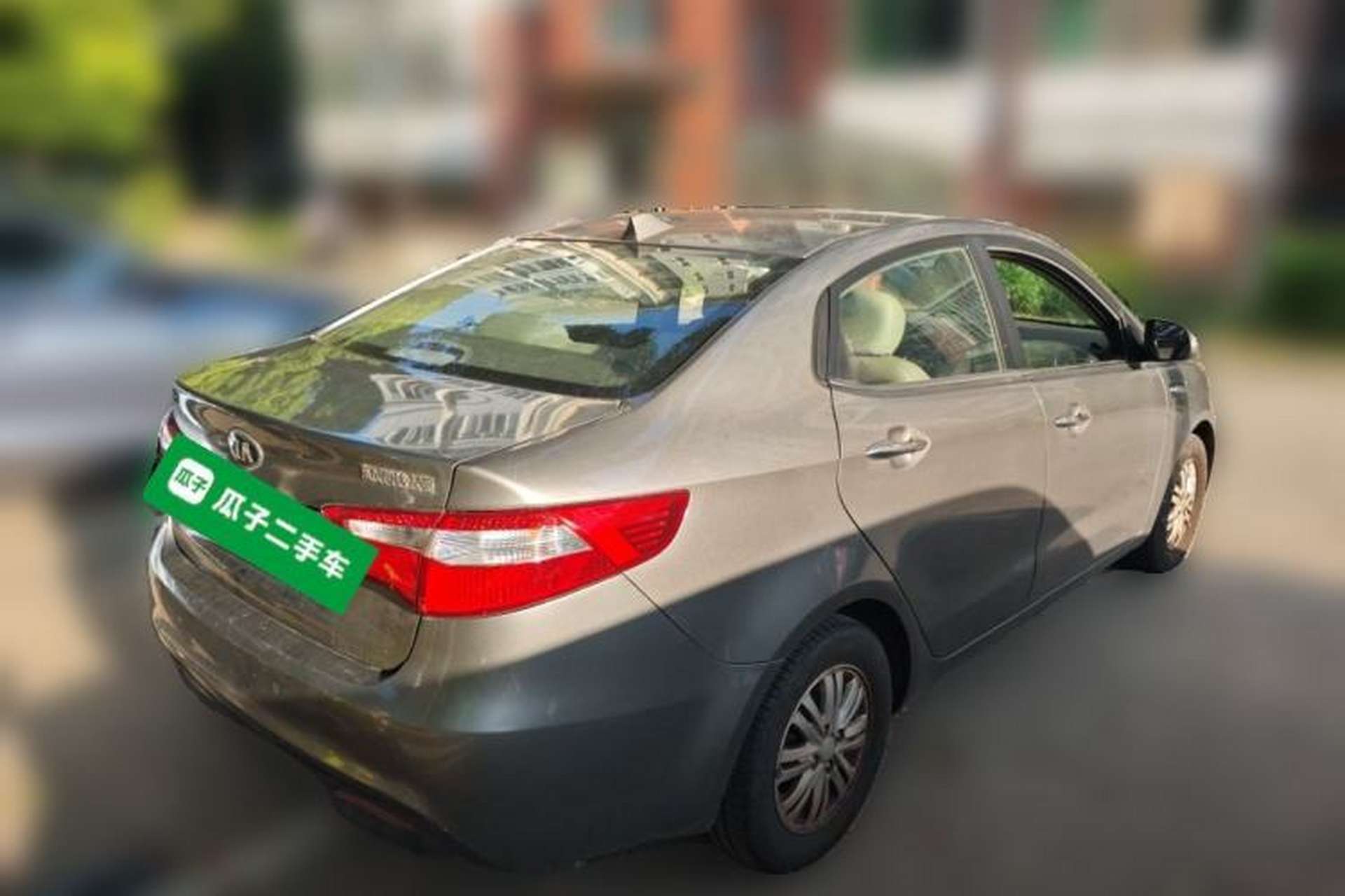 Used Kia K2 2012 Sedan 1.4L MT GLS Commemorative Edition Rear Right 45 Deg