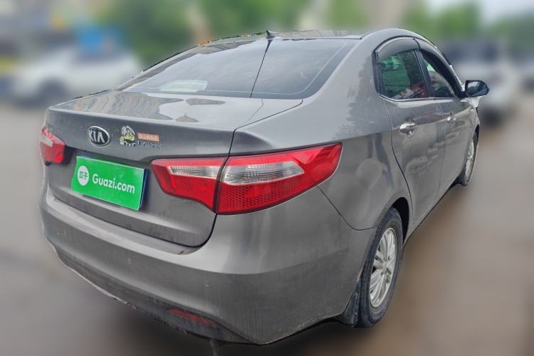 Used Kia K2 2012 Sedan 1.4L Automatic GLS Commemorative Edition Rear Right 45 Deg