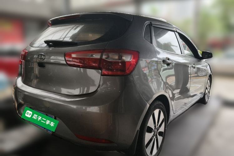 Used Kia K2 2012 Hatchback 1.6L AT Premium Rear Right 45 Deg