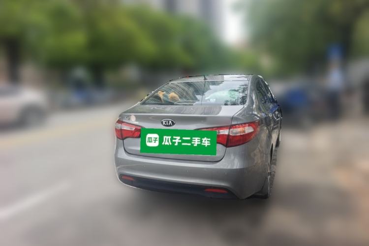 Used Kia K2 2012 Sedan 1.6L Automatic Transmission Premium Commemorative Edition Rear Right 45 Deg