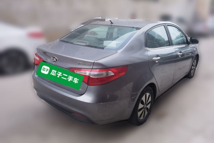 Used Kia K2 2012 Sedan 1.4L MT GLS Commemorative Edition Rear Right 45 Deg