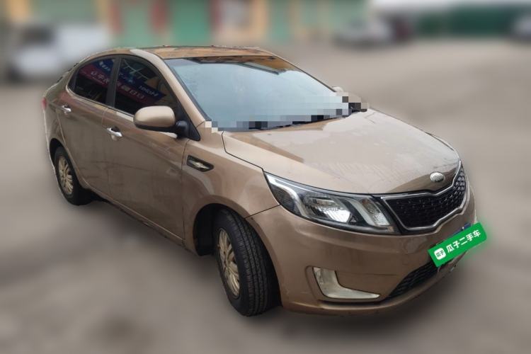 Used Kia K2 2012 Sedan 1.4L MT GLS Commemorative Edition Front Right 45 Deg