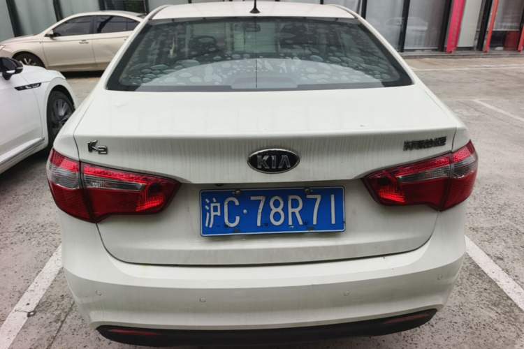 Used Kia K2 2012 Sedan 1.4L MT GLS Commemorative Edition Rear