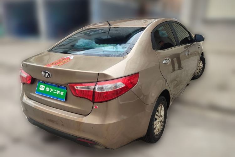 Used Kia K2 2012 Sedan 1.4L MT GLS Commemorative Edition Rear Right 45 Deg