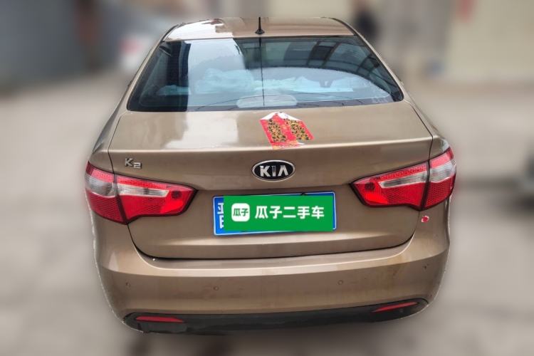Used Kia K2 2012 Sedan 1.4L MT GLS Commemorative Edition Rear