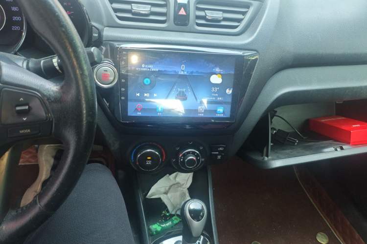 Used Kia K2 2012 Sedan 1.6L Automatic Transmission Premium ECO Commemorative Edition Audio And AC Panel