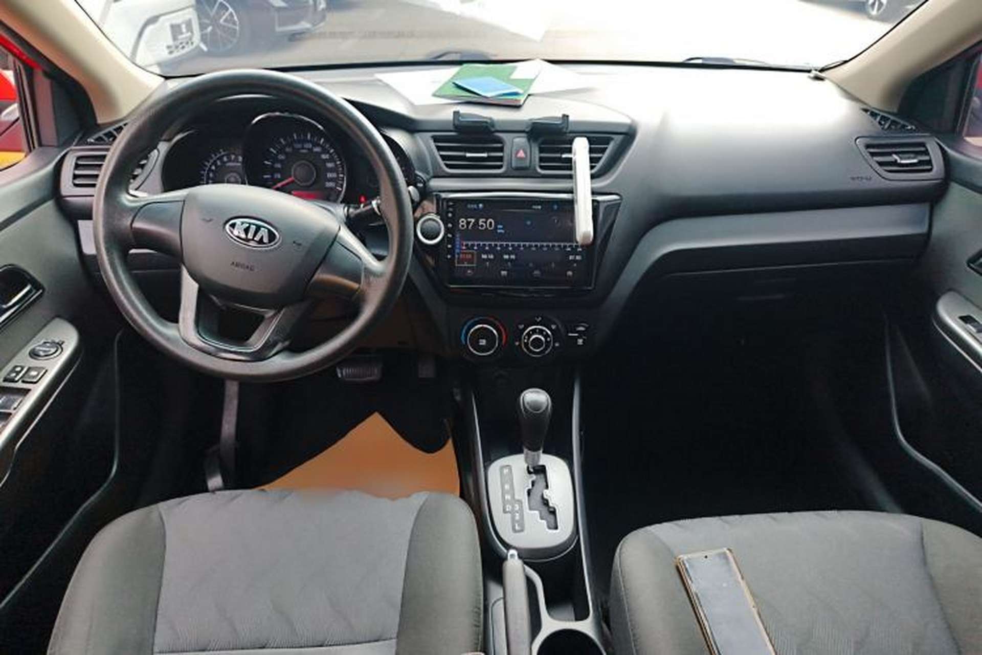 Used Kia K2 2012 Sedan 1.4L Automatic GLS Commemorative Edition Center Console