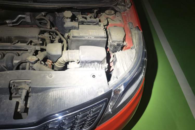 Used Kia K2 2012 Sedan 1.6L Automatic Transmission Premium Commemorative Edition Engine Bay Left