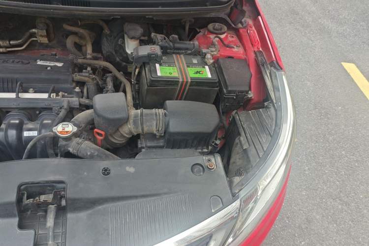 Used Kia K2 2012 Sedan 1.6L Automatic Transmission Premium ECO Commemorative Edition Engine Bay Left