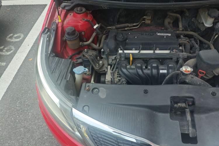 Used Kia K2 2012 Sedan 1.6L Automatic Transmission Premium ECO Commemorative Edition Engine Bay Right
