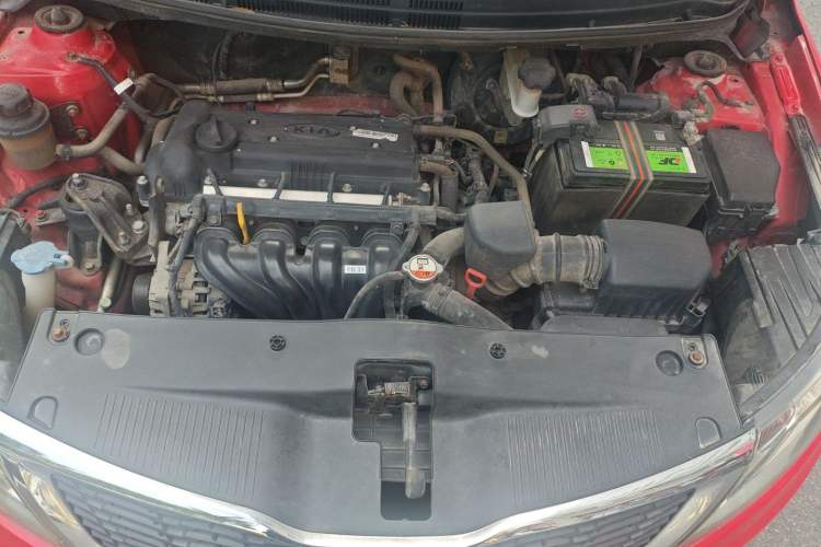 Used Kia K2 2012 Sedan 1.6L Automatic Transmission Premium ECO Commemorative Edition Engine Bay