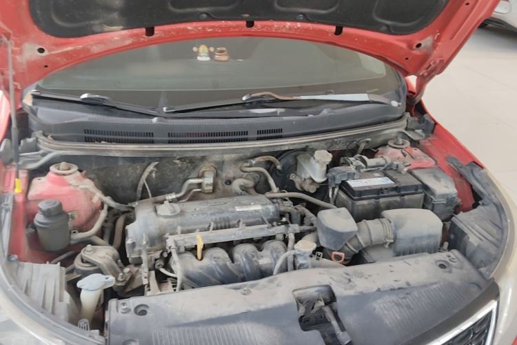Used Kia K2 2012 Sedan 1.6L Automatic Transmission Premium Commemorative Edition Engine Bay