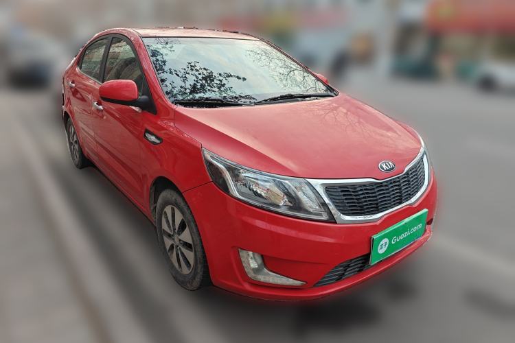 Used Kia K2 2012 Sedan 1.4L MT GLS Commemorative Edition Front Right 45 Deg