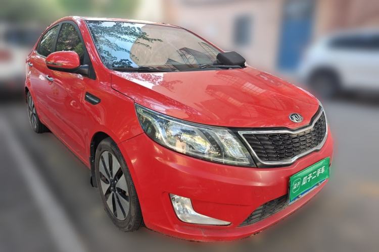 Used Kia K2 2012 Sedan 1.6L AT Premium ECO Front Right 45 Deg