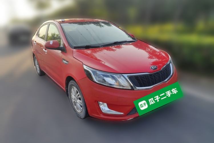 Used Kia K2 2012 Sedan 1.4L MT GLS Commemorative Edition Front Right 45 Deg
