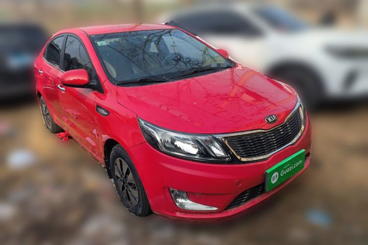 Used Kia K2 2012 Sedan 1.4L MT GLS Commemorative Edition Front Right 45 Deg