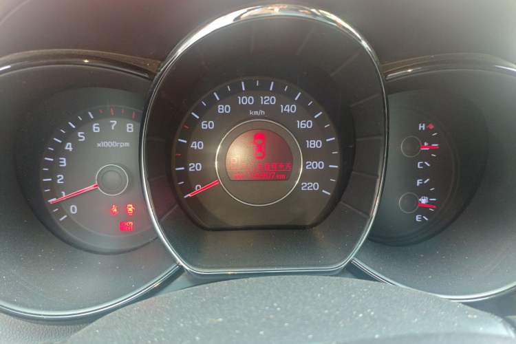 Used Kia K2 2012 Sedan 1.6L Automatic Transmission Premium ECO Commemorative Edition Instrument Cluster
