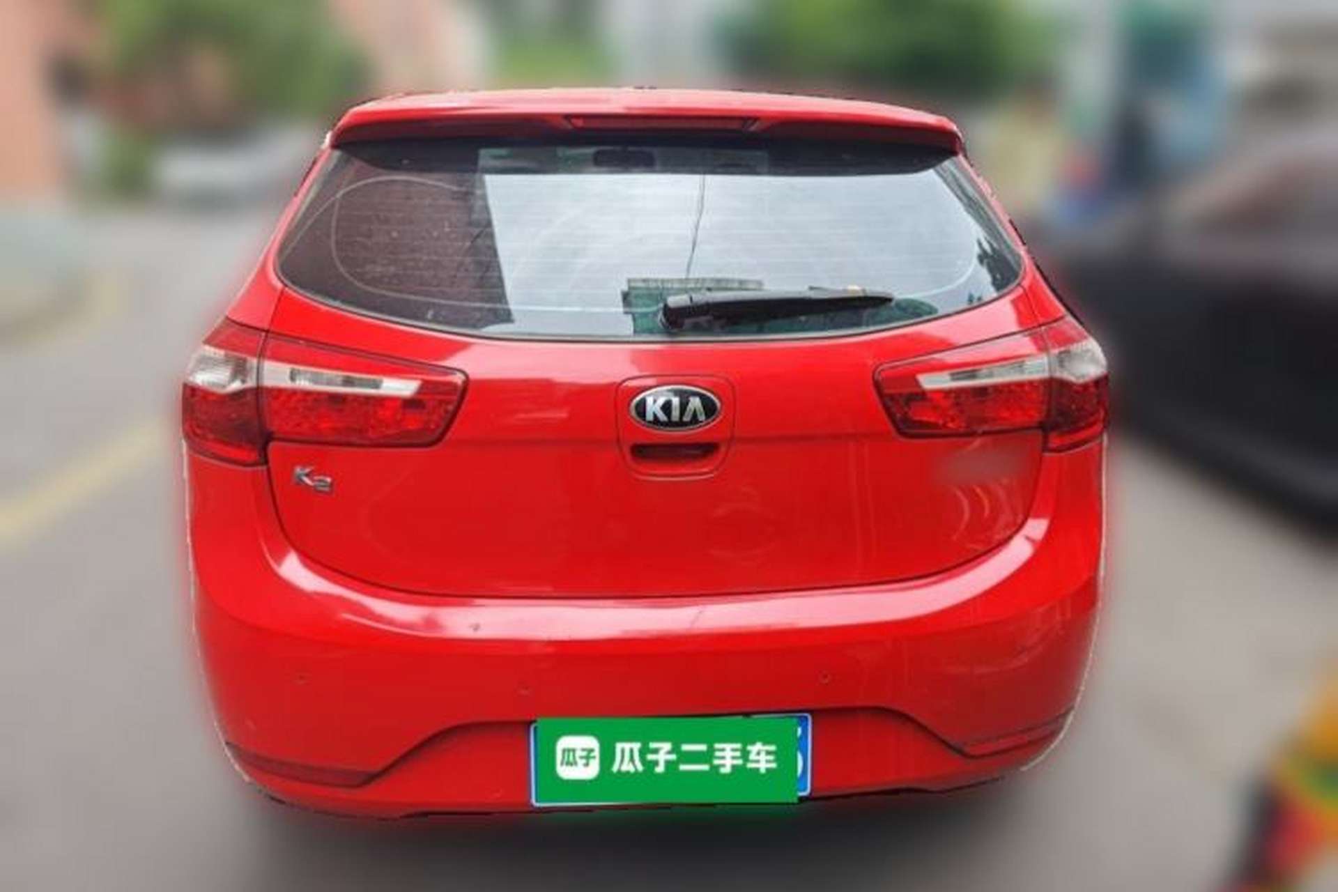 Used Kia K2 2012 Hatchback 1.4L AT GLS Commemorative Edition Rear