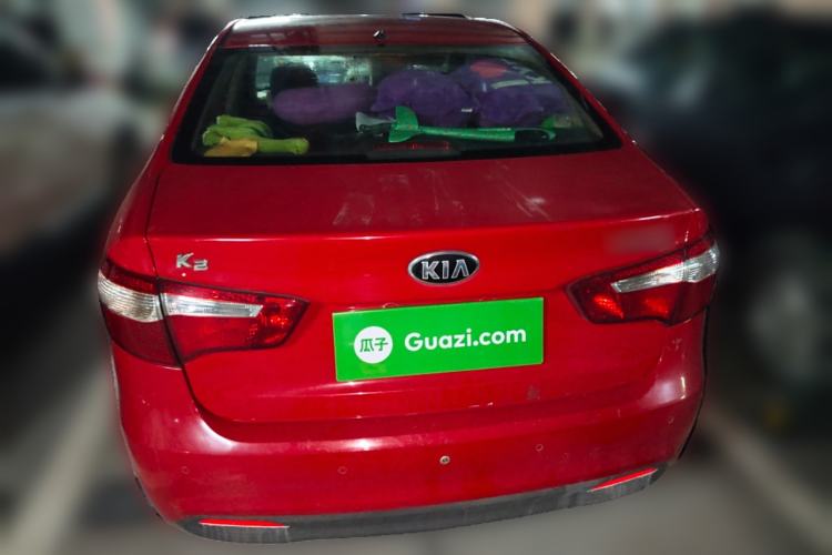 Used Kia K2 2012 Sedan 1.4L AT TOP Anniversary Edition Rear