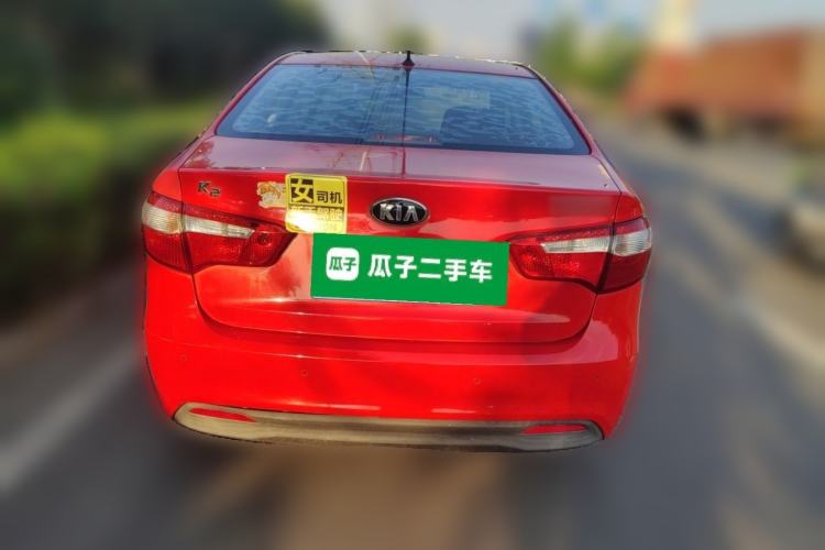 Used Kia K2 2012 Sedan 1.4L MT GLS Commemorative Edition Rear