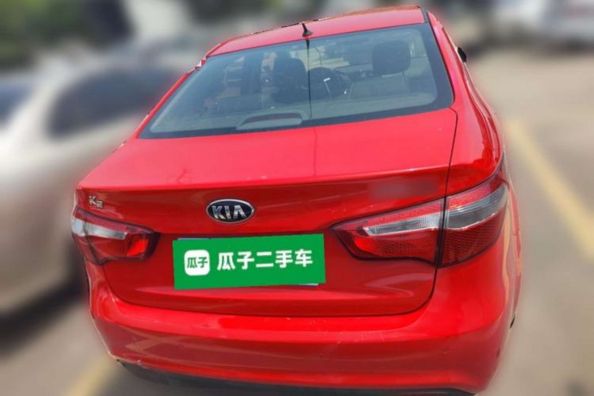 Used Kia K2 2012 Sedan 1.4L Automatic GLS Commemorative Edition Rear
