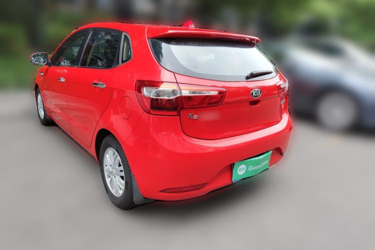 Used Kia K2 2012 Hatchback 1.4L Automatic Cool Edition Rear Left 45 Deg