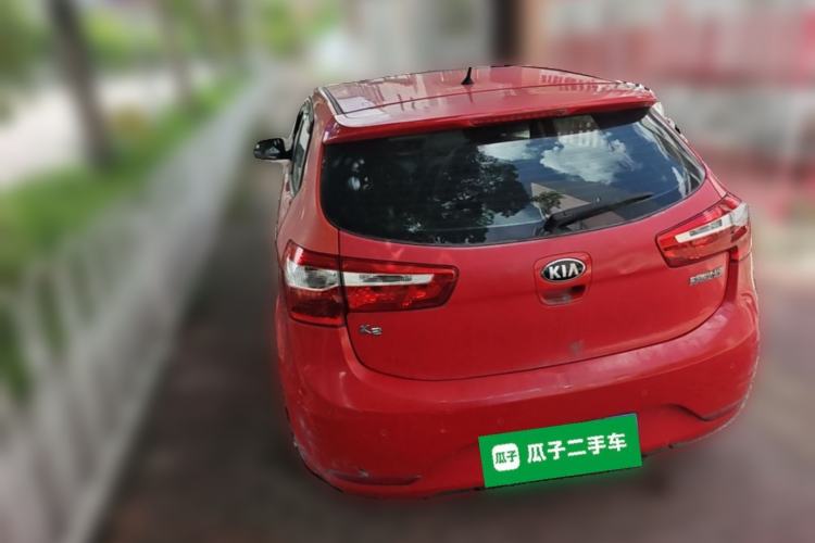 Used Kia K2 2012 Hatchback 1.4L Automatic Cool Edition Rear Left 45 Deg