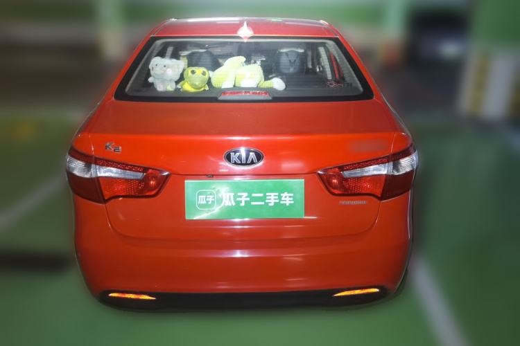 Used Kia K2 2012 Sedan 1.6L Automatic Transmission Premium Commemorative Edition Rear