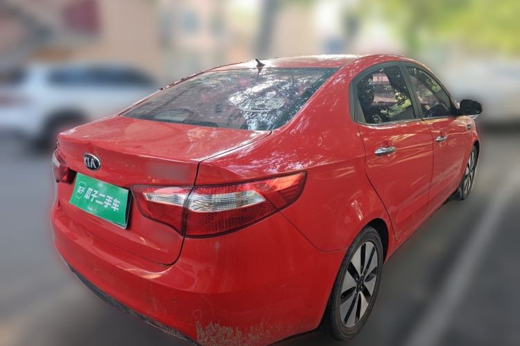 Used Kia K2 2012 Sedan 1.6L AT Premium ECO Rear Right 45 Deg