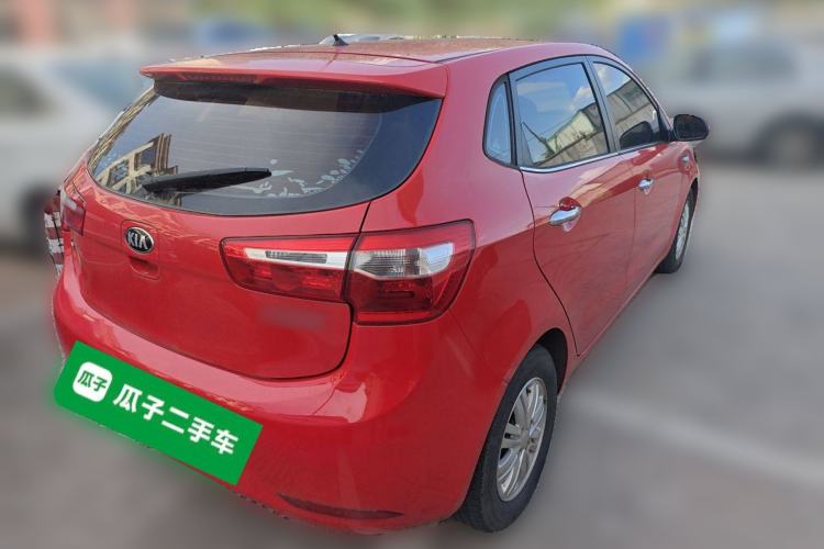 Used Kia K2 2012 Hatchback 1.4L Automatic Cool Edition Rear Right 45 Deg
